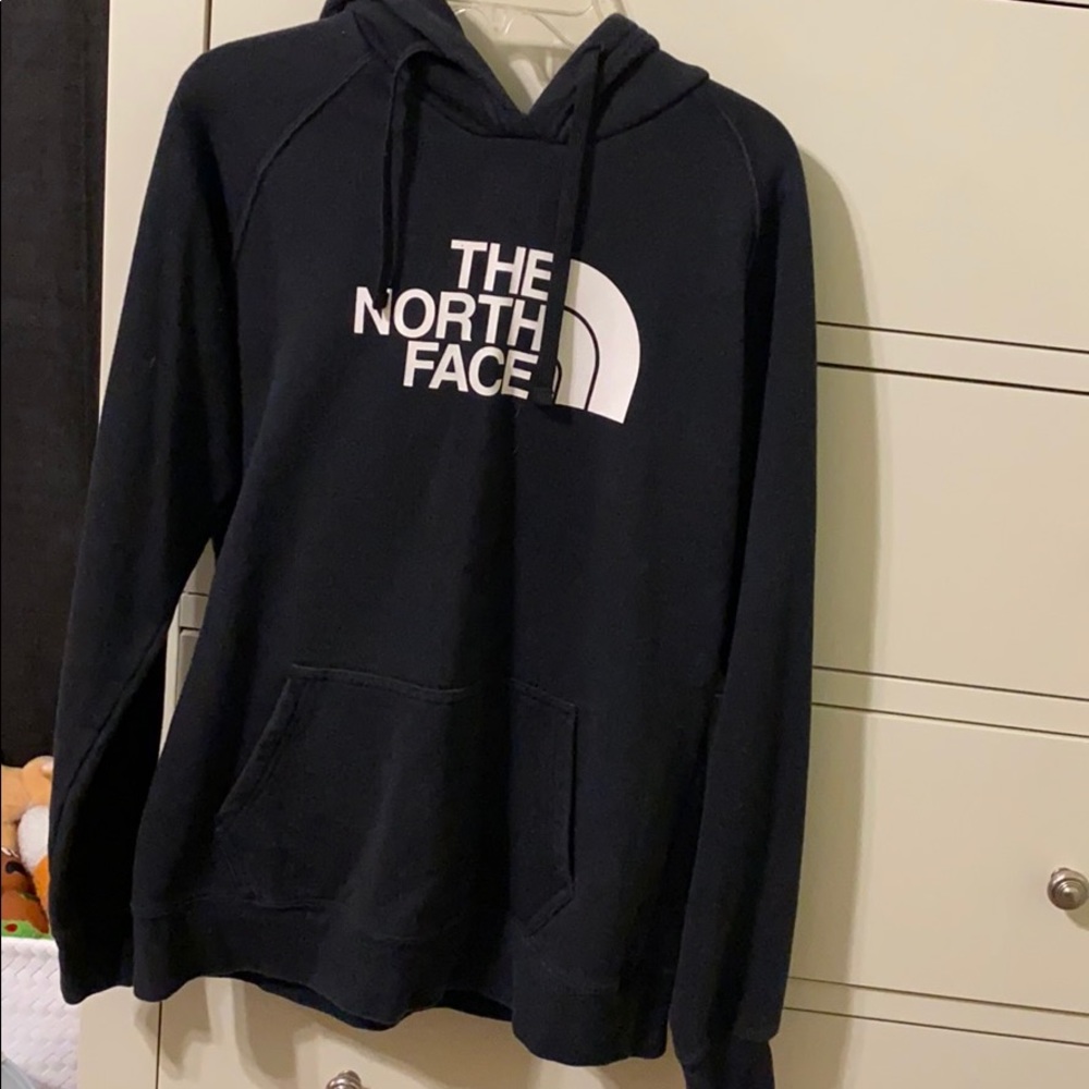 Black and White The North Face Hoodie
